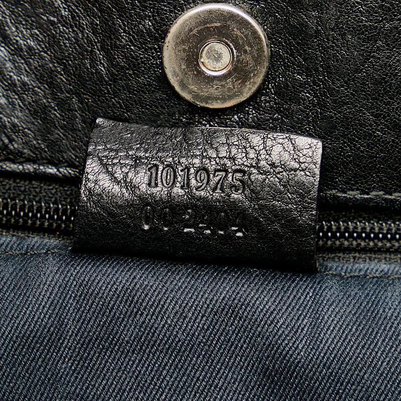 Gucci GG Canvas Horsebit Shoulder Bag (SHG-24498)