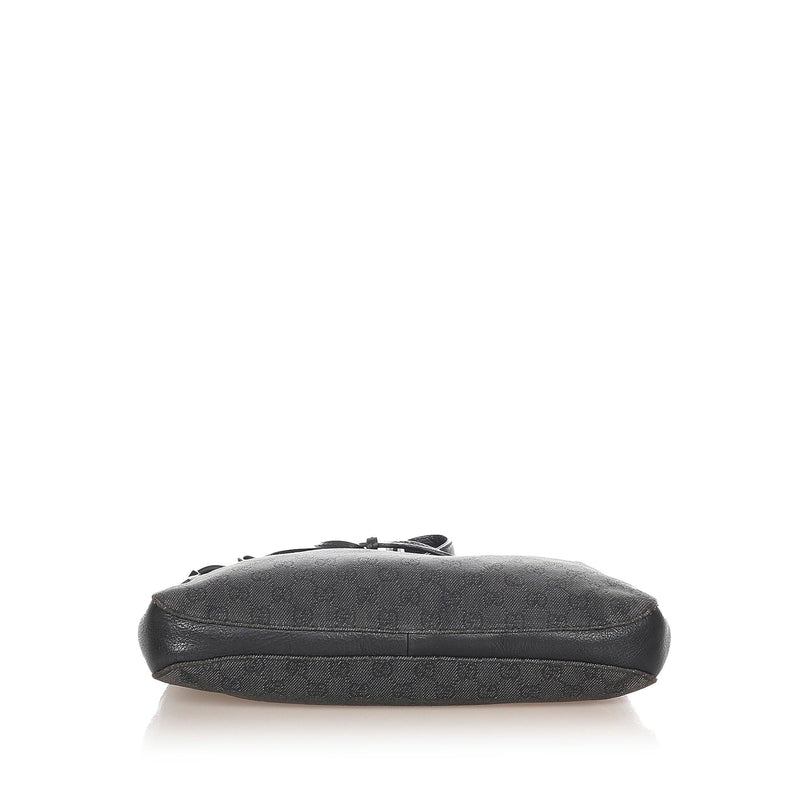 Gucci GG Canvas Horsebit Shoulder Bag (SHG-32126)