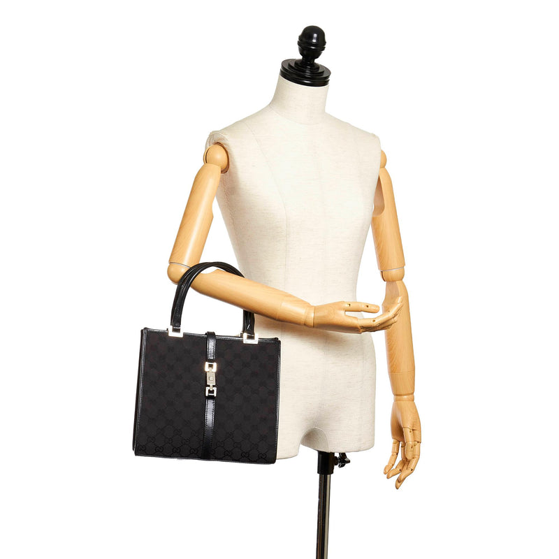 Gucci GG Canvas Jackie Handbag (SHG-32707)
