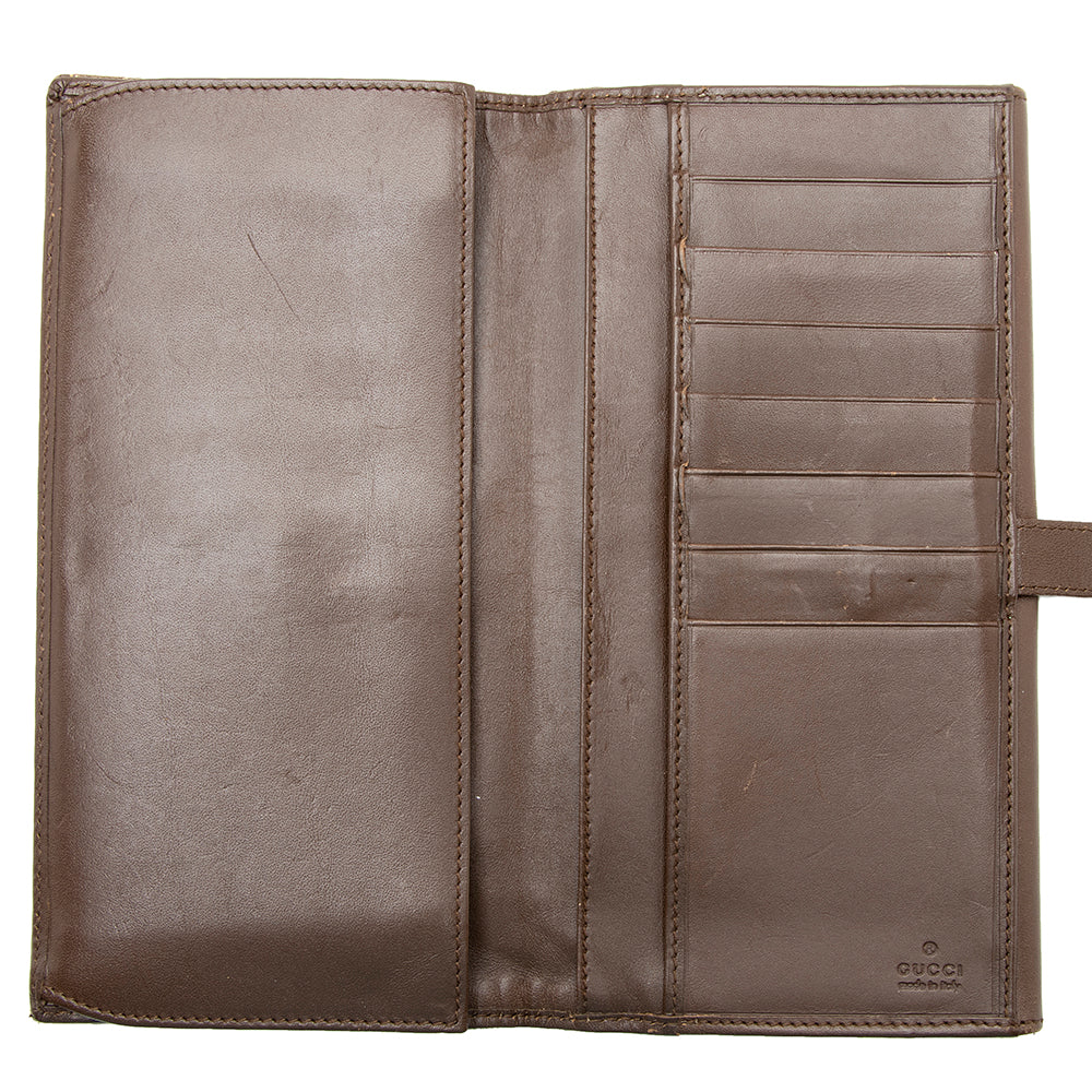 Gucci GG Canvas Jackie Long Wallet (SHF-20730)