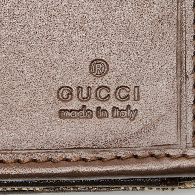 Gucci GG Canvas Jackie Long Wallet (SHF-20730)