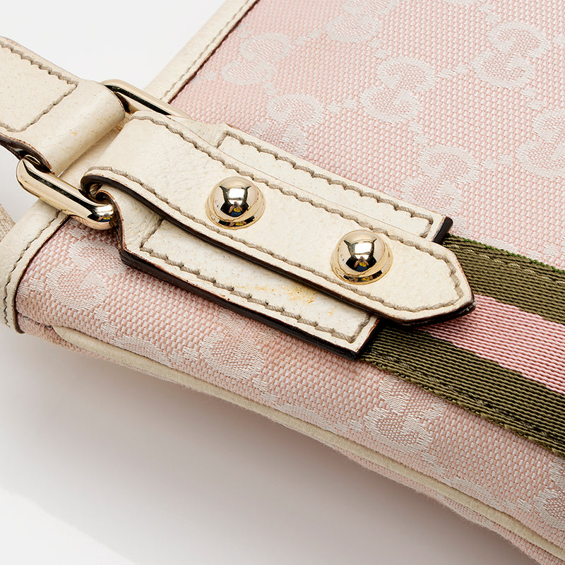 Gucci GG Canvas Jolicoeur Messenger Bag (SHF-20707)