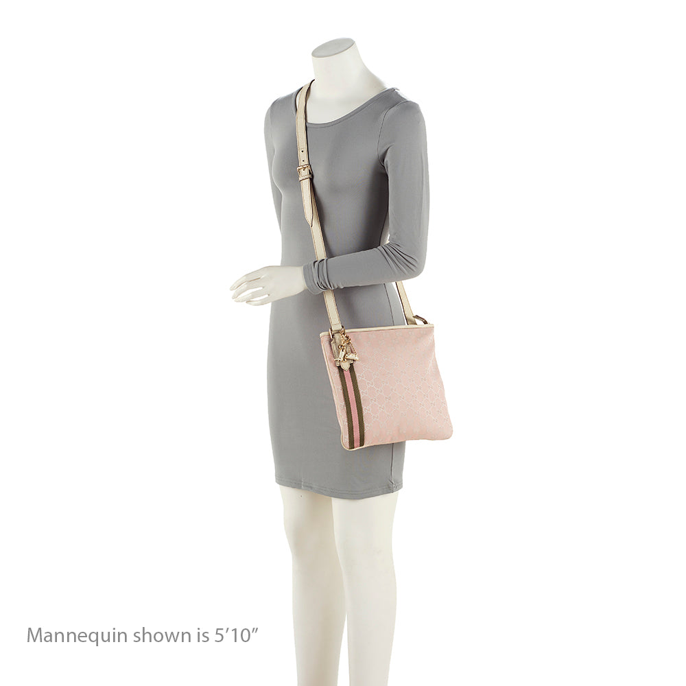 Gucci GG Canvas Jolicoeur Messenger Bag (SHF-20707)