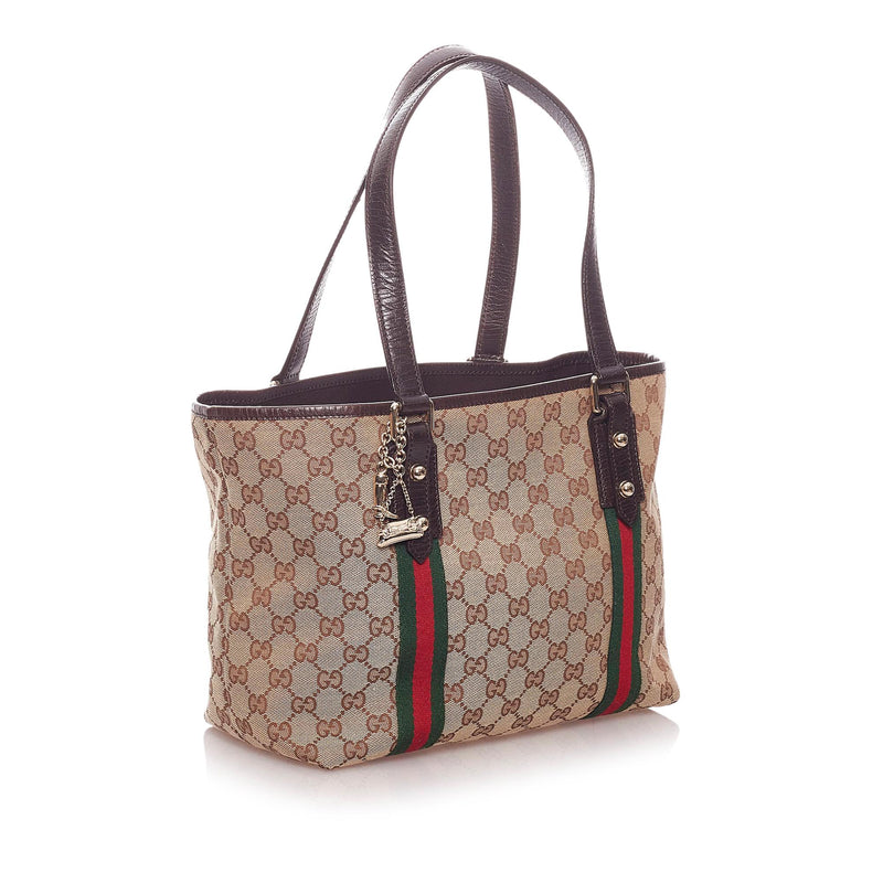 Gucci GG Canvas Jolicoeur Tote Bag (SHG-29116)
