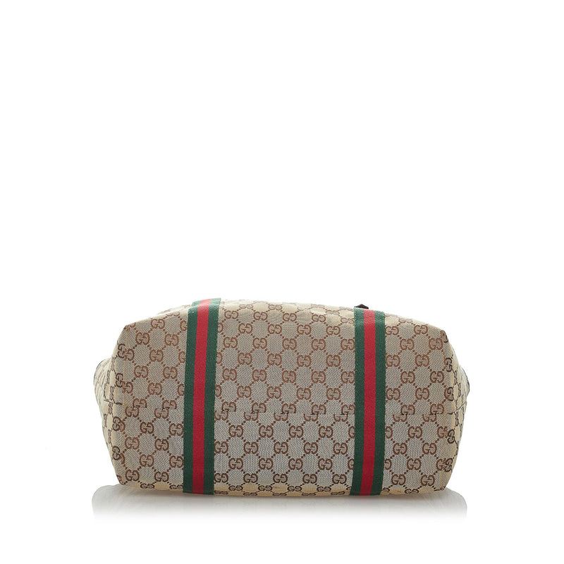 Gucci GG Canvas Jolicoeur Tote Bag (SHG-29464)