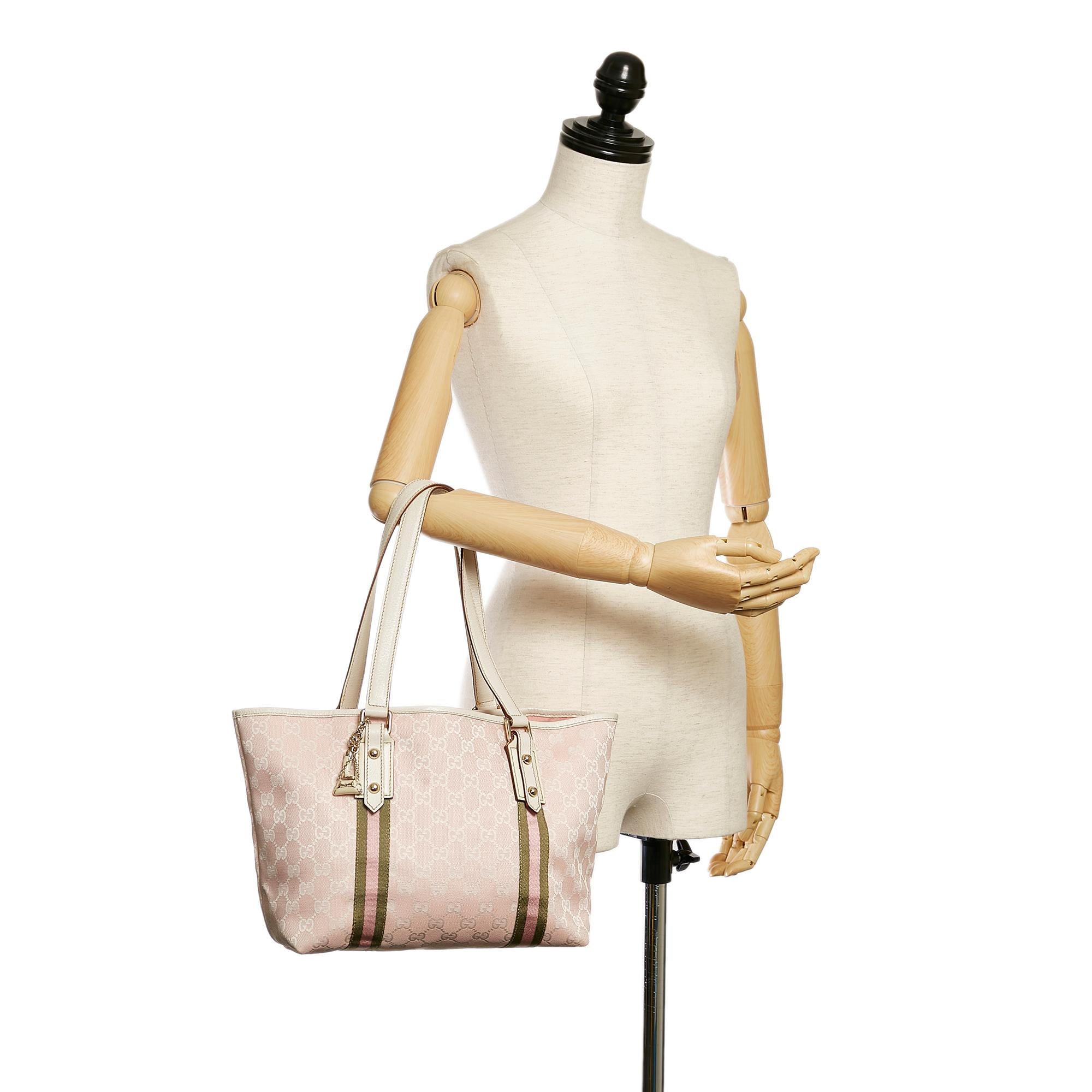 Gucci GG Canvas Jolicoeur Tote Bag (SHG-32410)