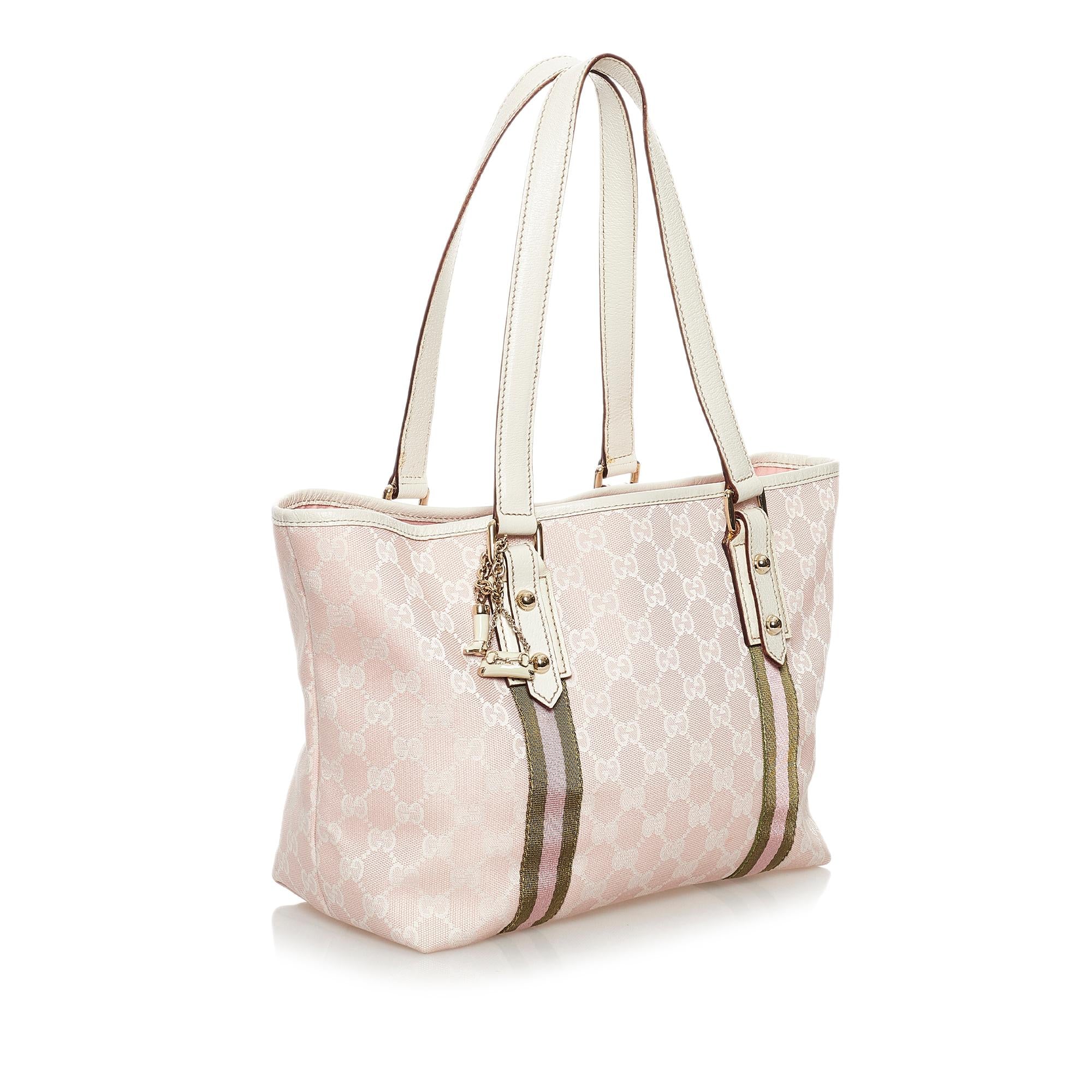 Gucci GG Canvas Jolicoeur Tote Bag (SHG-32410)