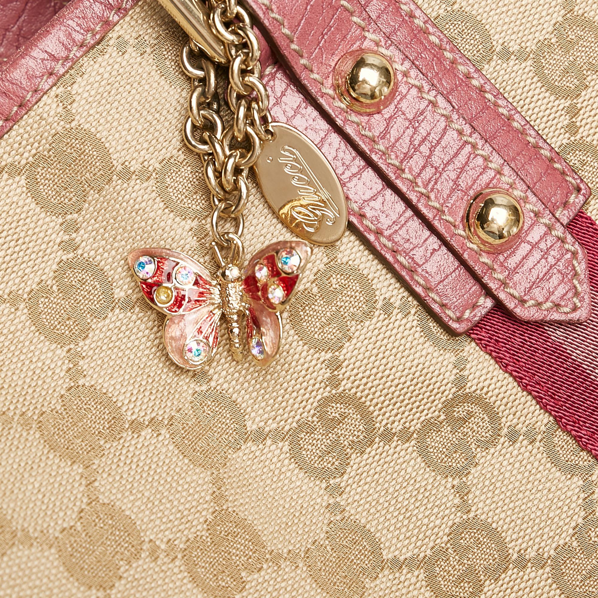 Gucci GG Canvas Jolicoeur Tote Bag (SHG-32700)