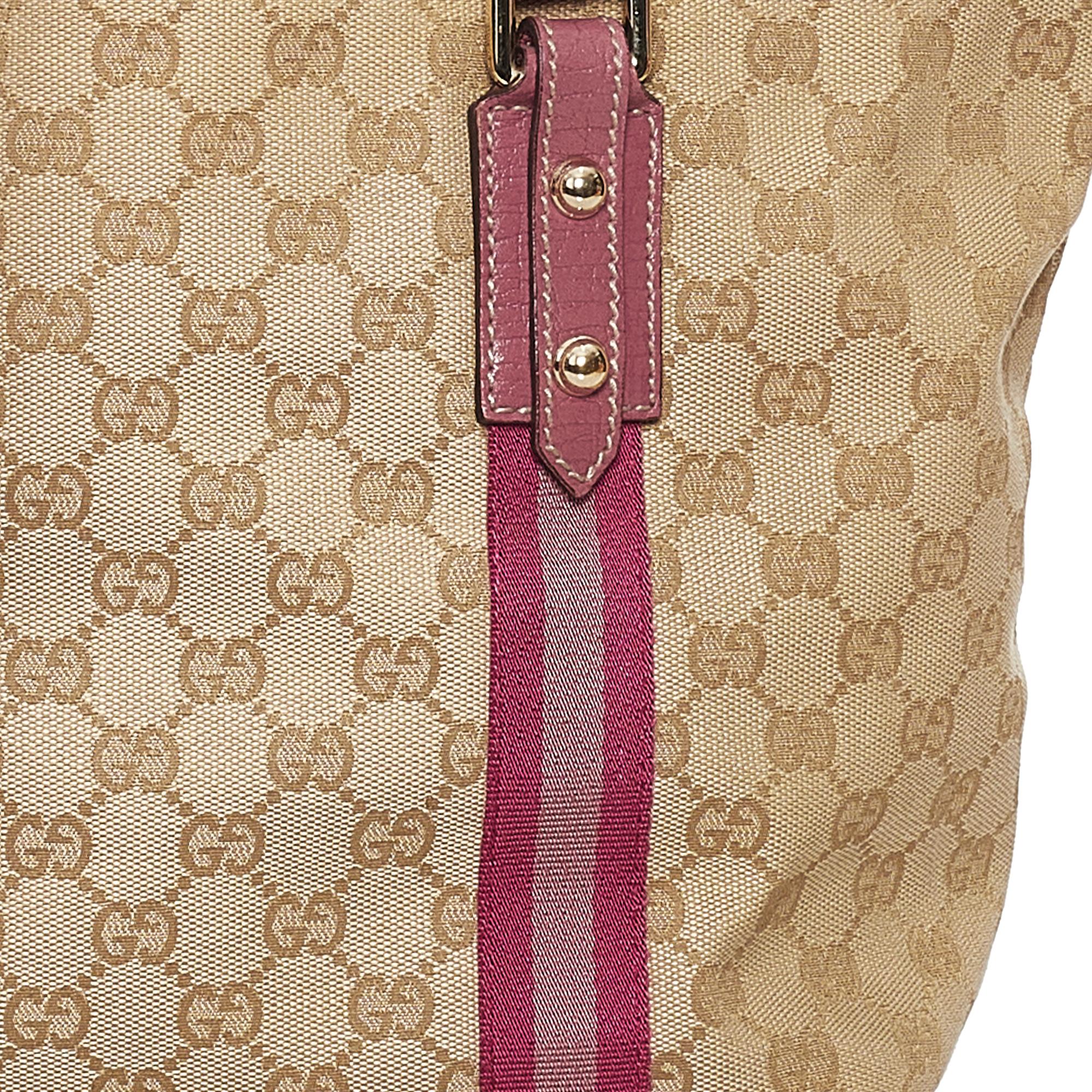 Gucci GG Canvas Jolicoeur Tote Bag (SHG-32700)