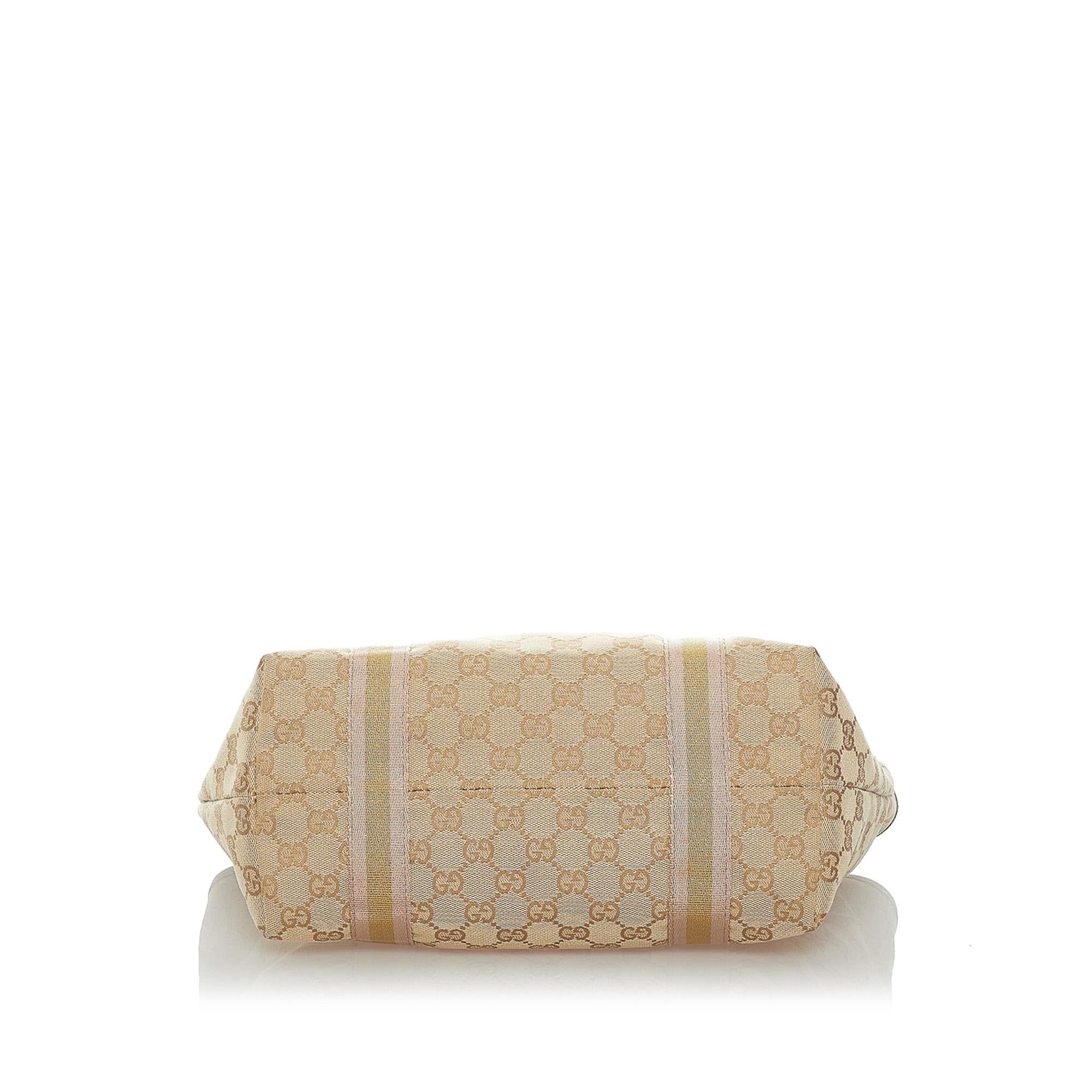 Gucci GG Canvas Jolicoeur Tote Bag (SHG-34745)