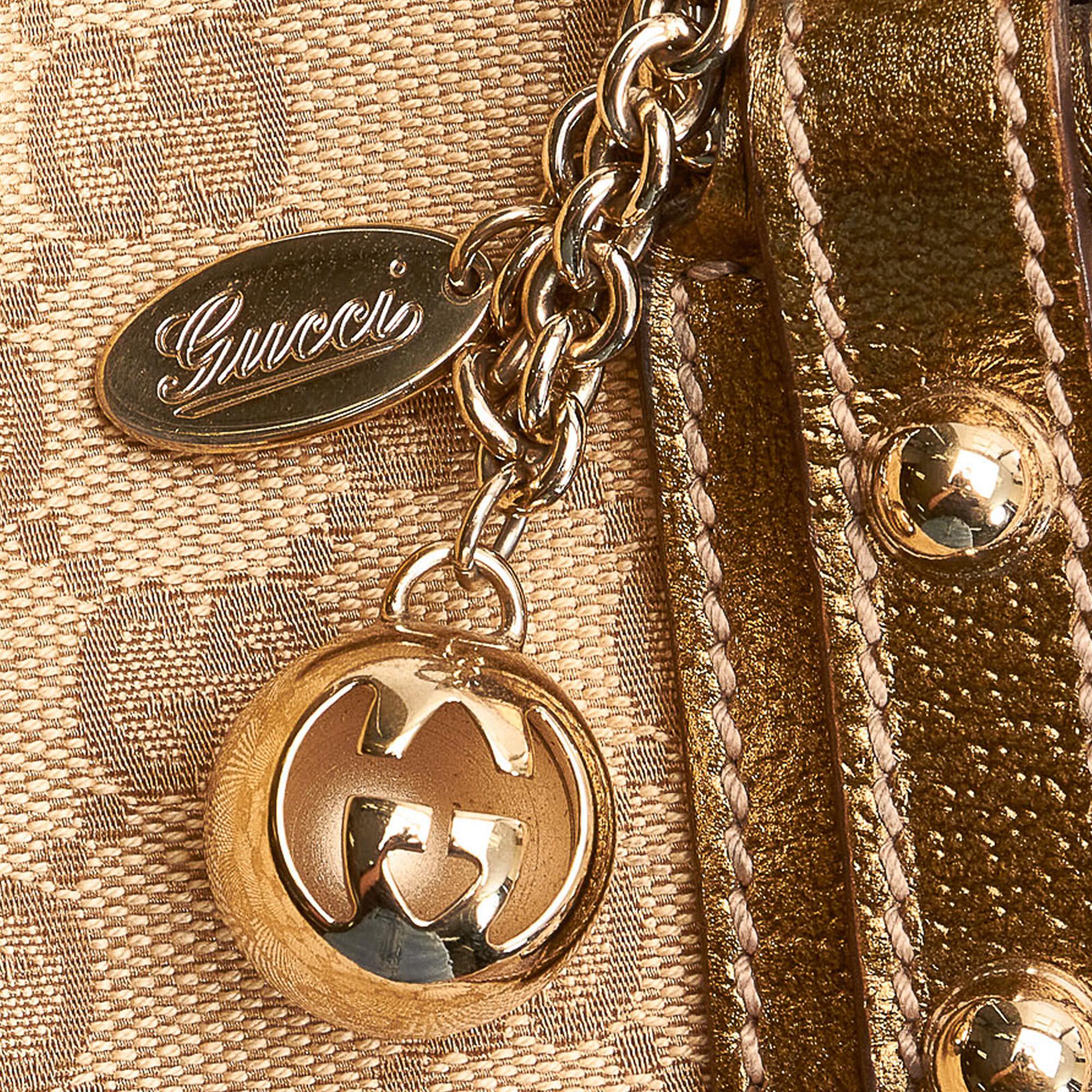 Gucci GG Canvas Jolicoeur Tote Bag (SHG-34745)