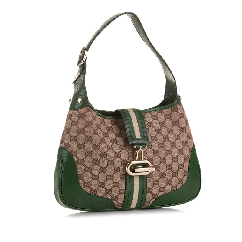 Gucci GG Canvas Junco Shoulder Bag (SHG-m2iTs8)