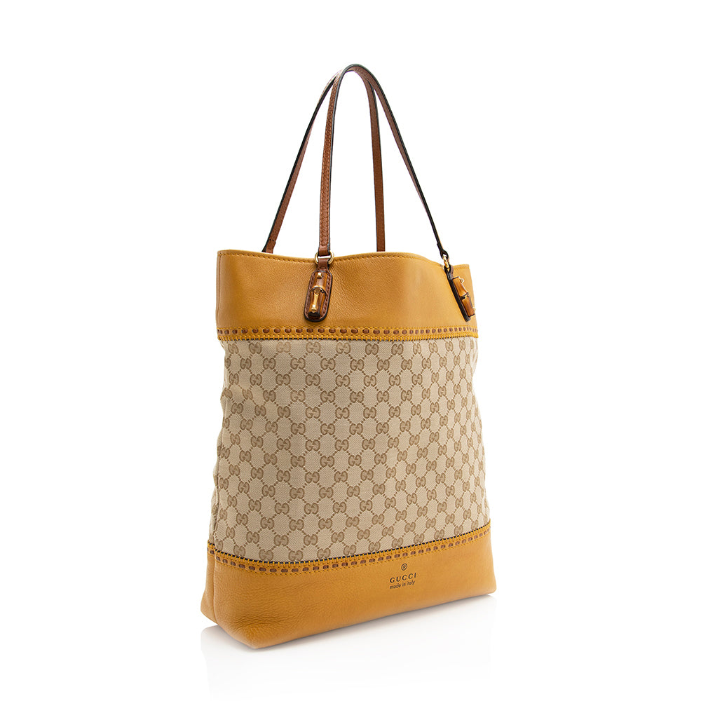 Gucci GG Canvas Laidback Crafty Tote (SHF-20227)
