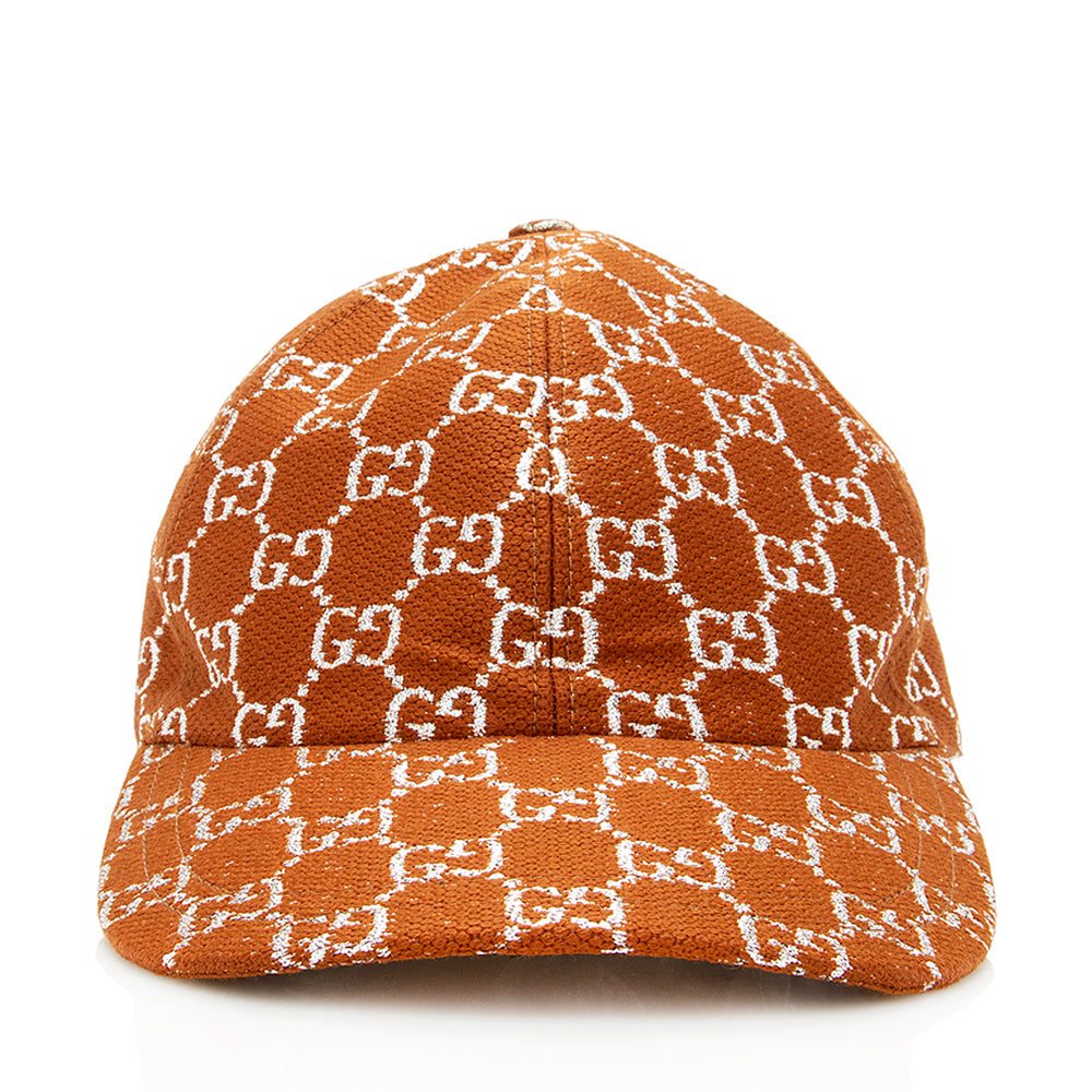 Gucci Monogram Beanie Hat in Natural