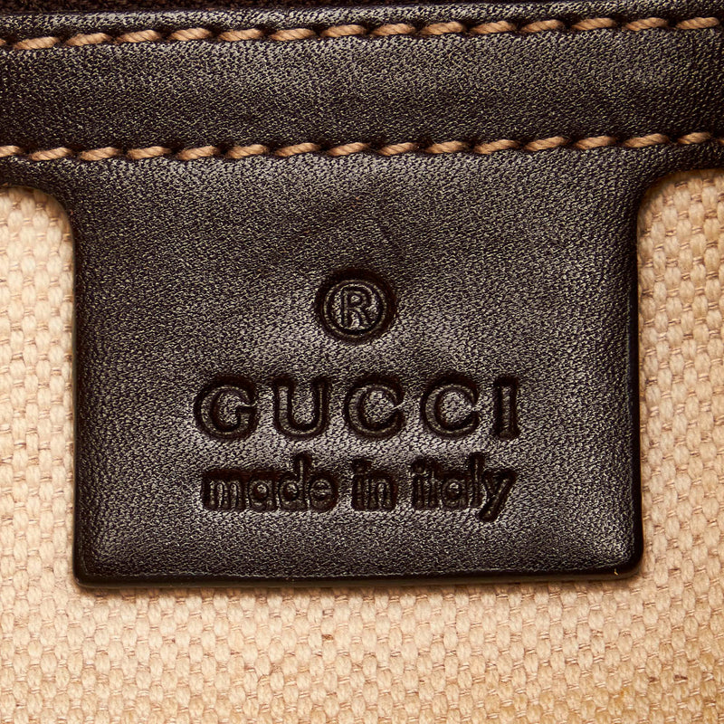 Gucci GG Canvas Web Tote (SHG-sVMmFu) – LuxeDH