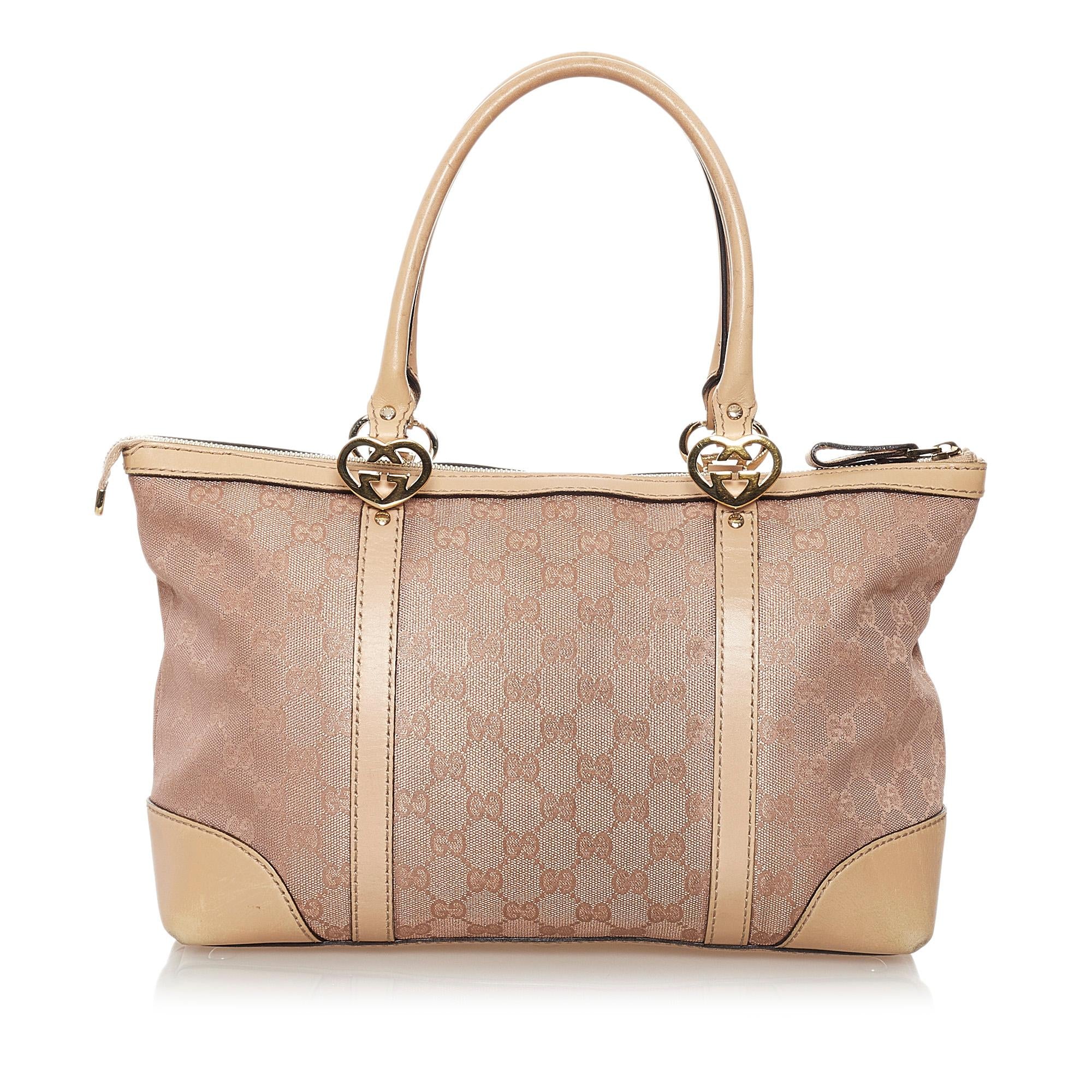 Gucci GG Canvas Lovely Tote Bag (SHG-32983)