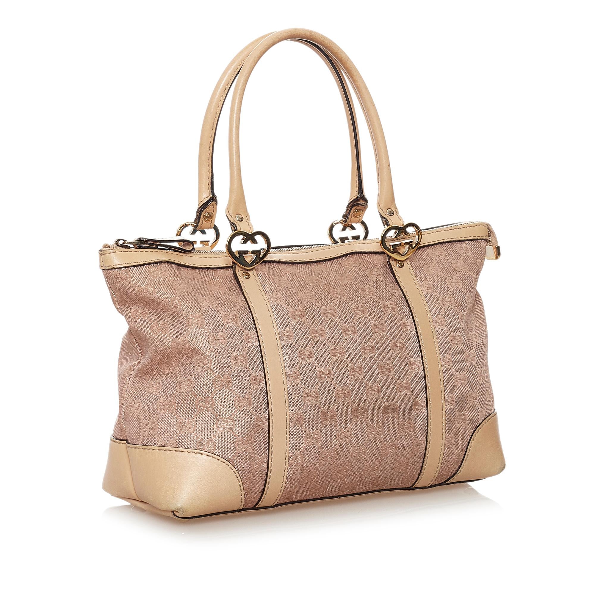 Gucci GG Canvas Lovely Tote Bag (SHG-32983)