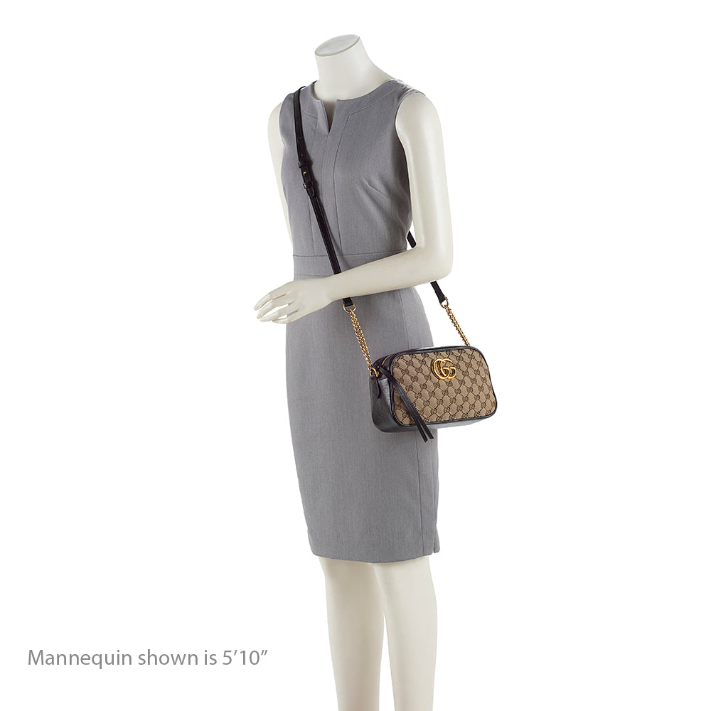 Gucci GG Canvas GG Marmont Small Shoulder Bag (SHF-18963)