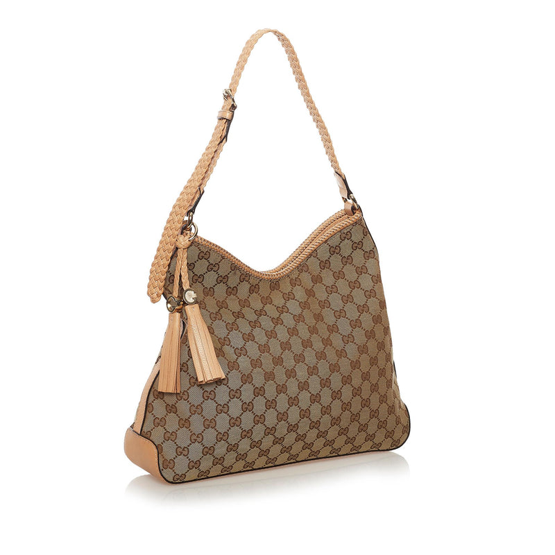 Gucci GG Canvas Marrakech Shoulder Bag (SHG-33110) – LuxeDH
