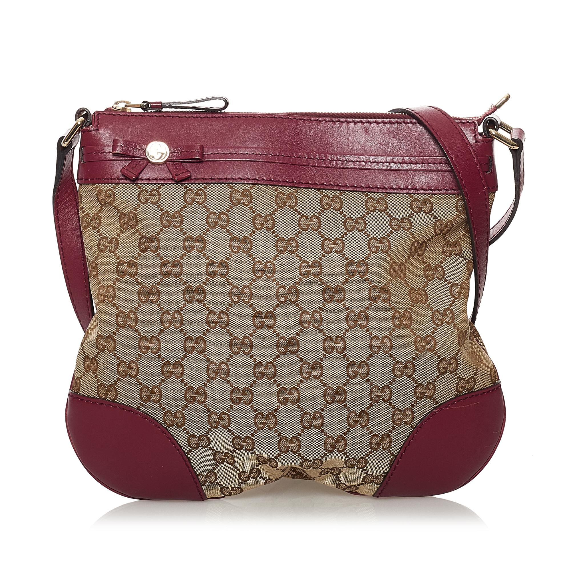 Gucci GG Canvas Mayfair Crossbody Bag (SHG-32532)