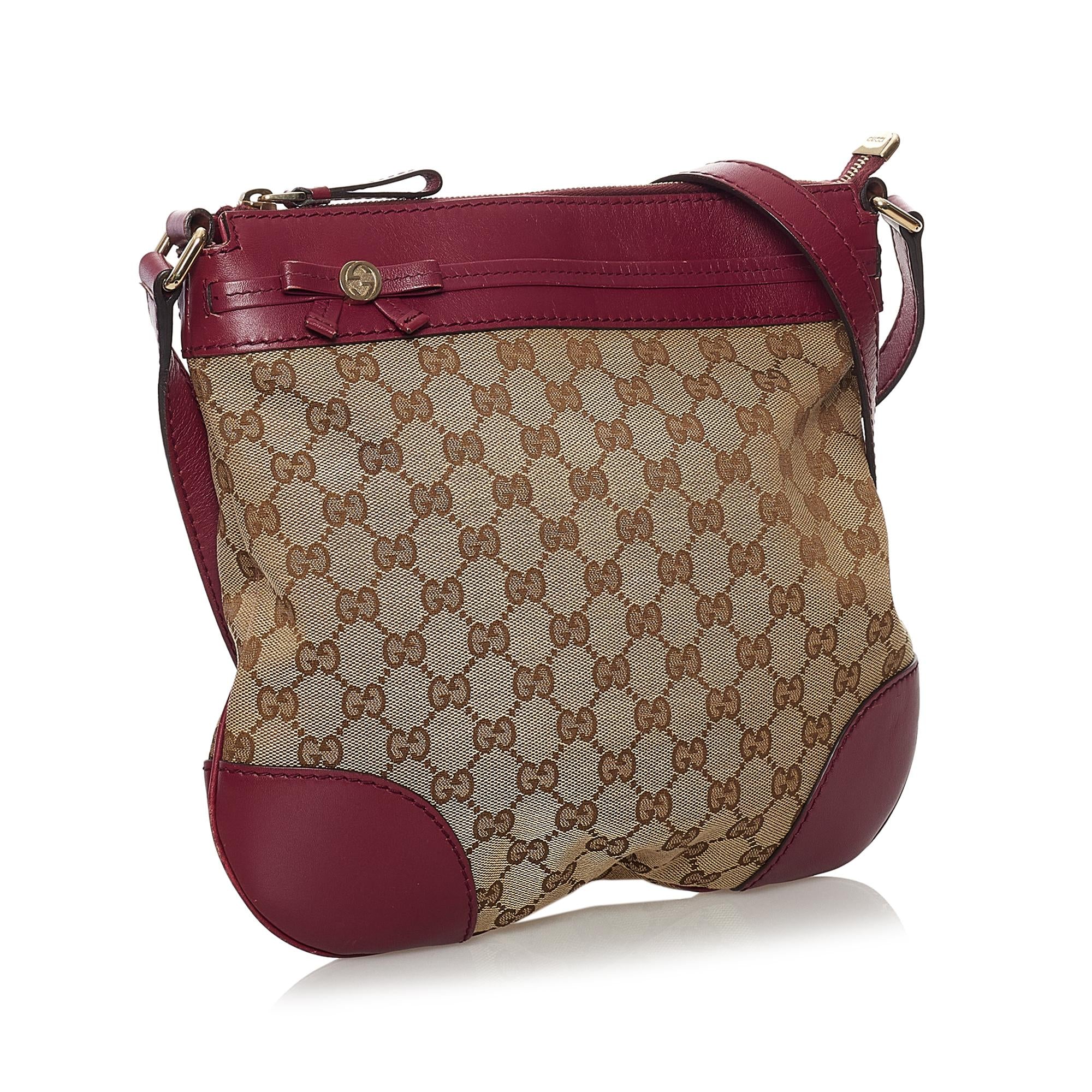 Gucci GG Canvas Mayfair Crossbody Bag (SHG-32532)