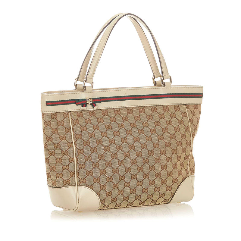 Gucci GG Canvas Mayfair Tote Bag (SHG-20139)