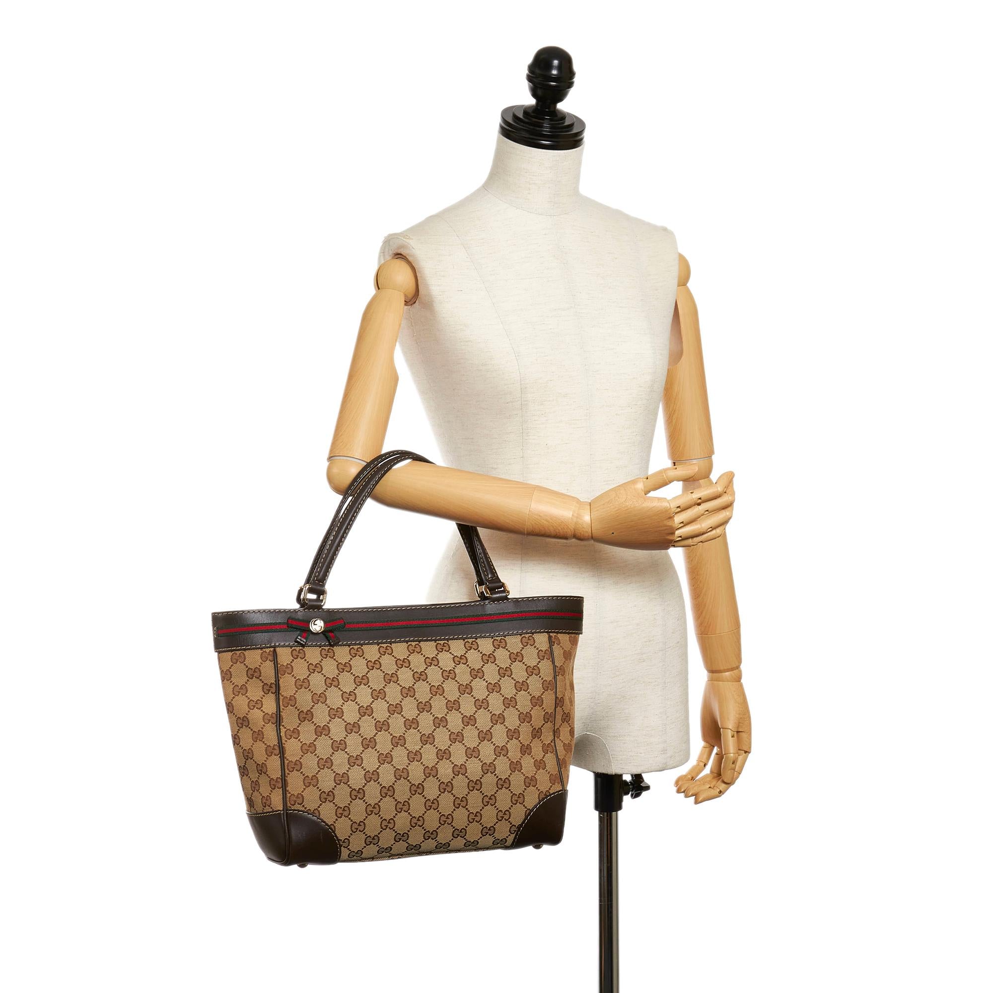 Gucci GG Canvas Mayfair Tote Bag (SHG-29984)