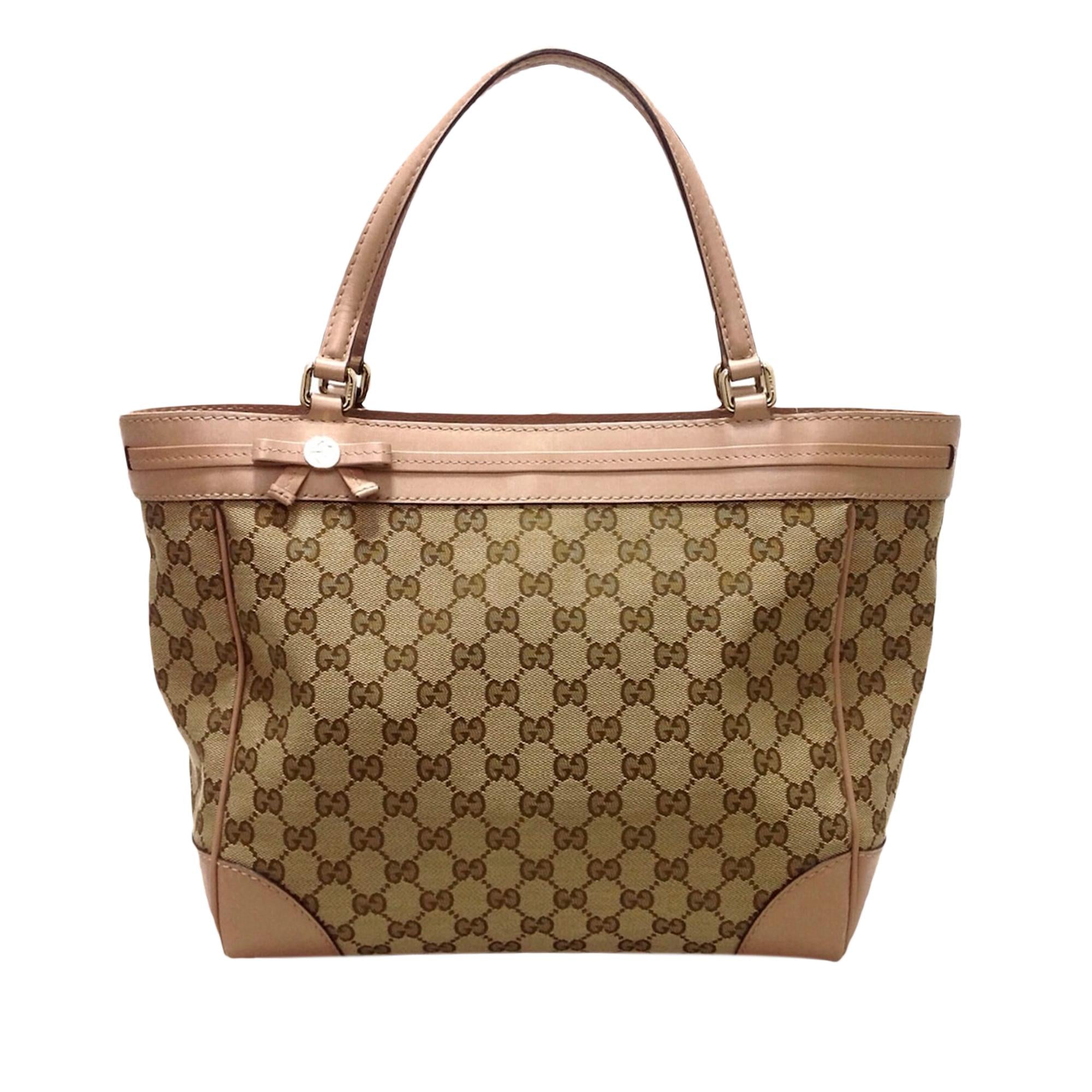 Gucci GG Canvas Mayfair Tote Bag (SHG-32071)