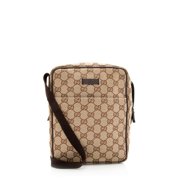Gucci GG Canvas Messenger Bag - FINAL SALE (SHF-19190)