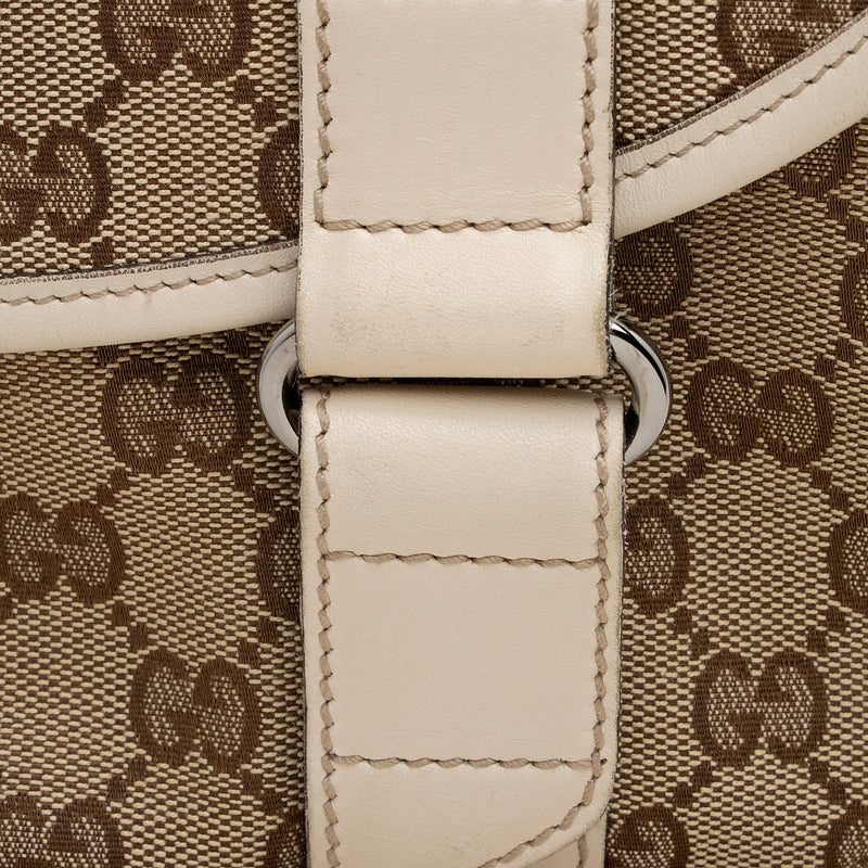 Gucci Gg Monogram Canvas Belt Bag Beige