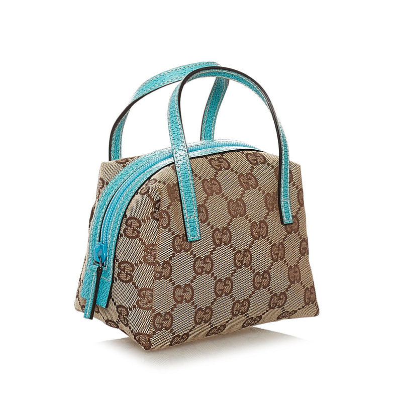Gucci GG Canvas Mini Handbag (SHG-33030)