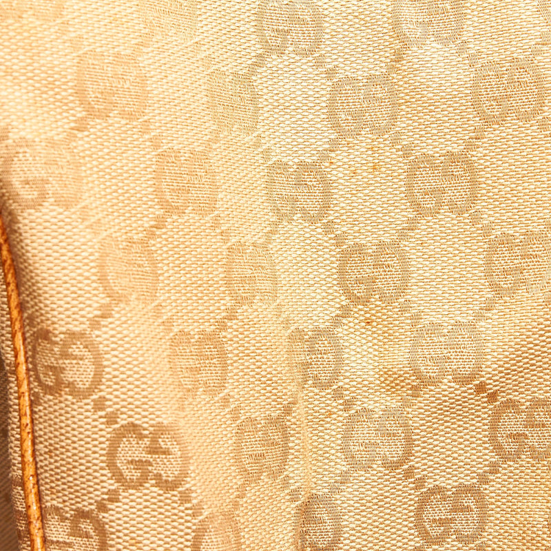 Gucci GG Canvas Nailhead Jackie Shoulder Bag (SHG-33236) – LuxeDH