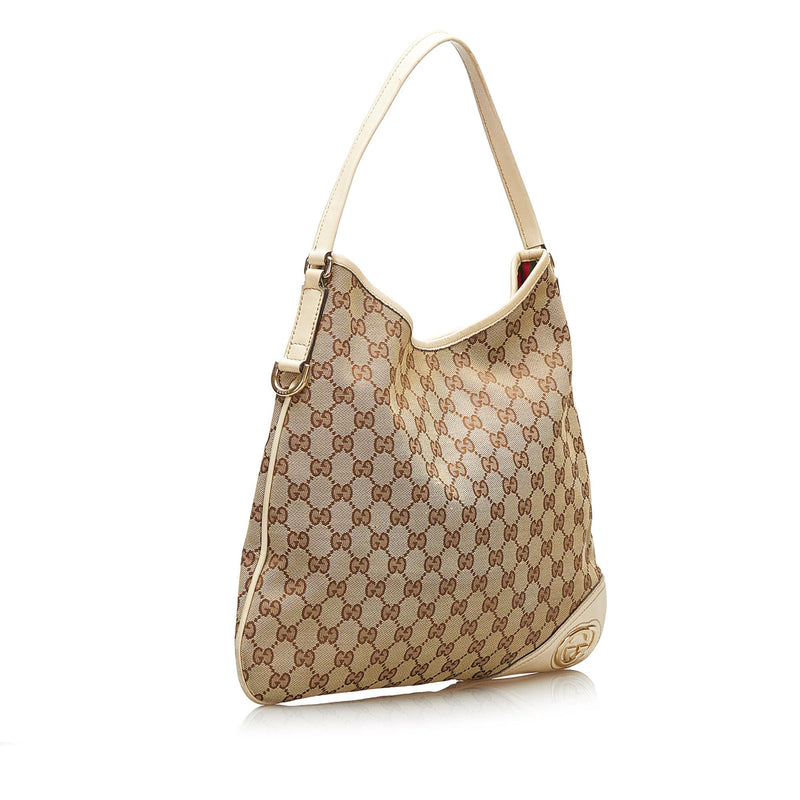 Gucci GG Canvas New Britt Shoulder Bag (SHG-35620)