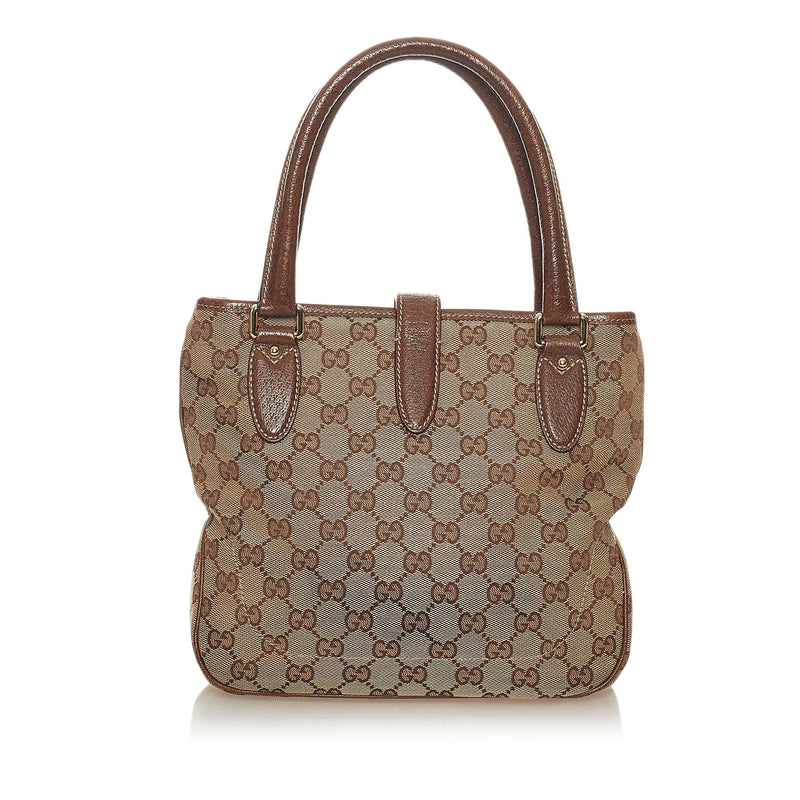 Gucci GG Canvas New Jackie Handbag (SHG-27359)