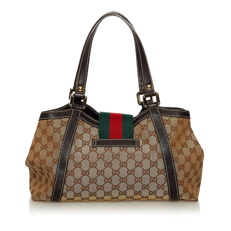Gucci Ophidia Canvas Tote Bag