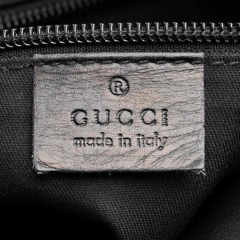 Gucci GG Canvas Perforated Leather Messenger Bag (SHF-20533)