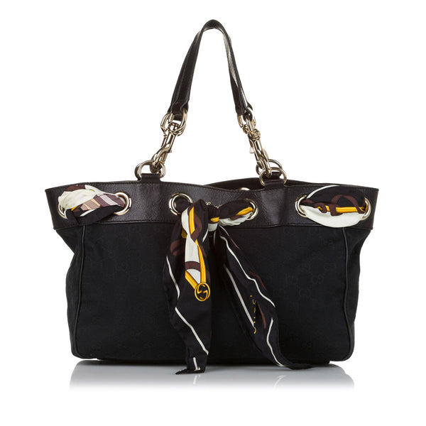 Gucci GG Canvas Positano Tote Bag (SHG-35700)