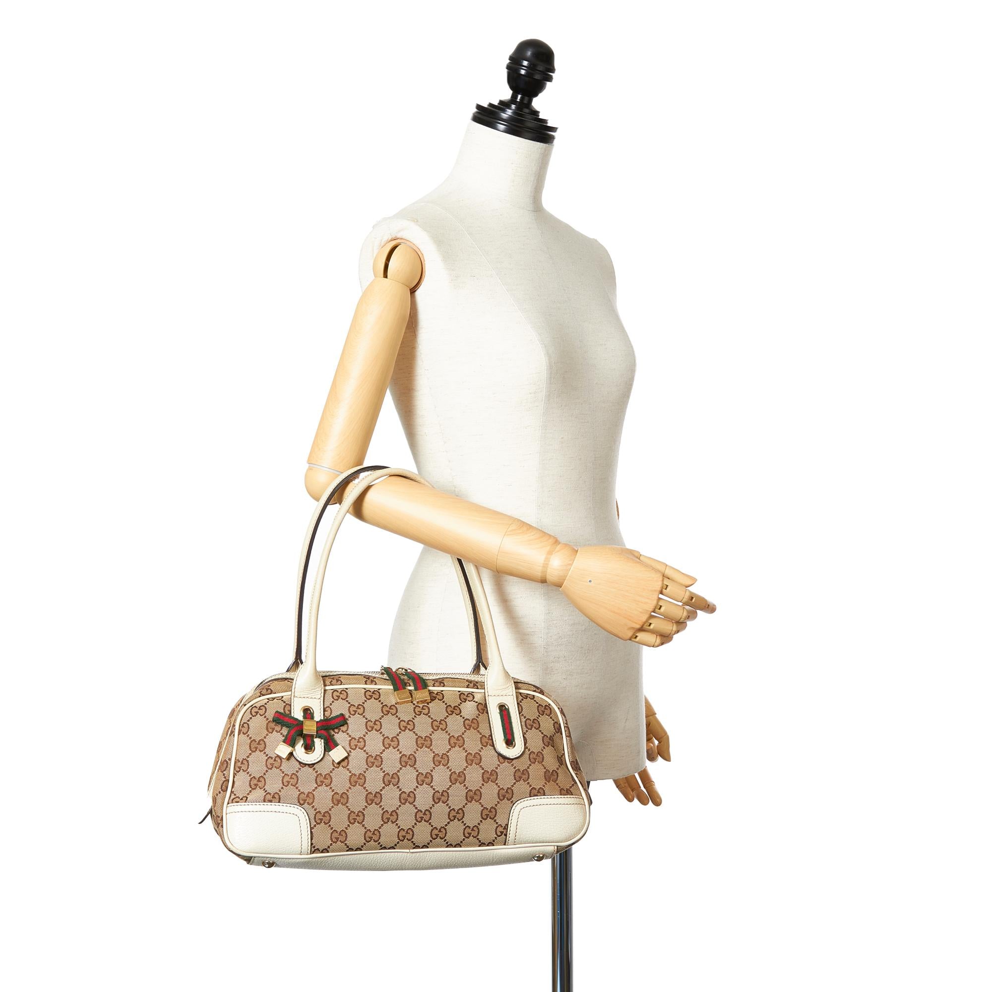 Gucci GG Canvas Princy Handbag (SHG-25304)