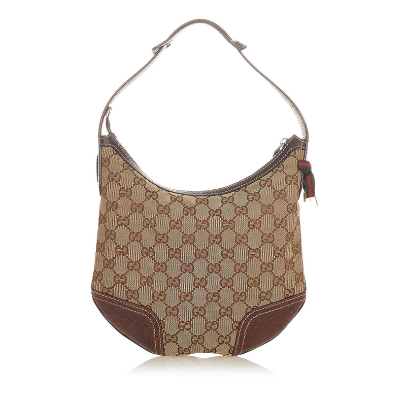 Gucci GG Canvas Princy Hobo Bag (SHG-26087)