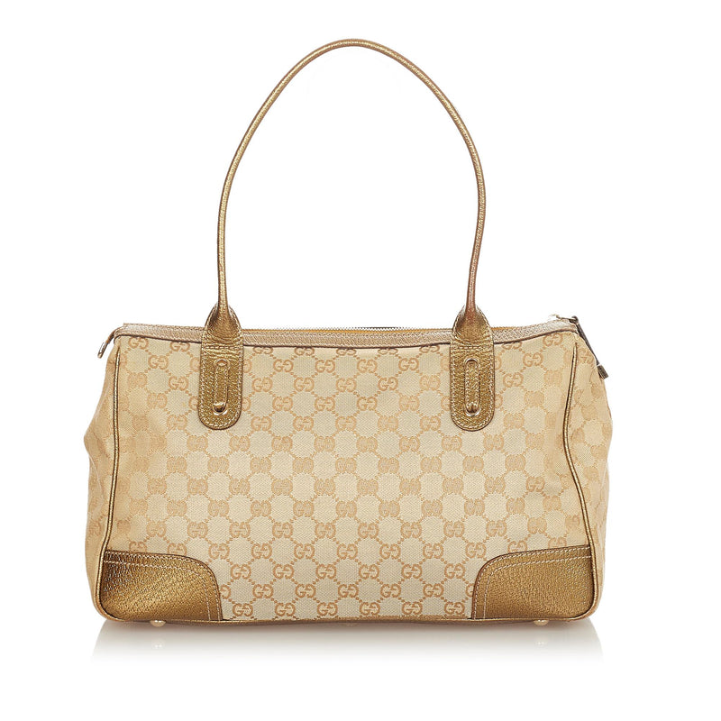 Authenticated Used Gucci GUCCI GG Canvas Princie Tote Bag Handbag