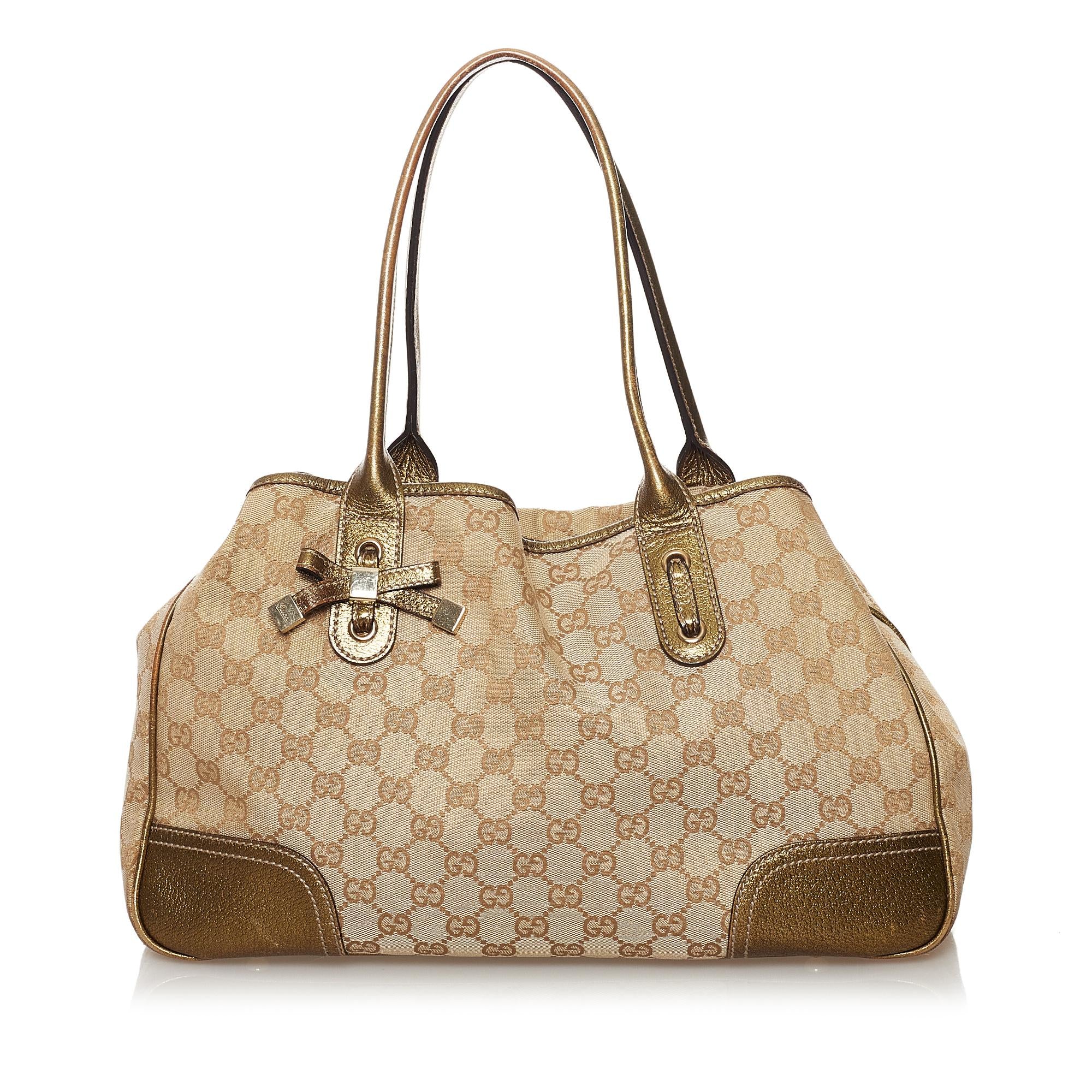 Gucci GG Canvas Princy Tote Bag (SHG-32534)