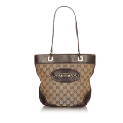 Gucci GG Canvas Punch Tote Bag (SHG-24496)
