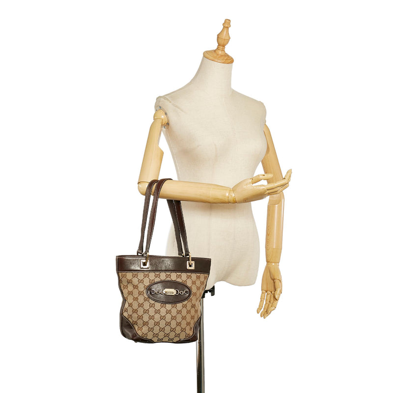 Gucci GG Canvas Punch Tote Bag (SHG-24496)