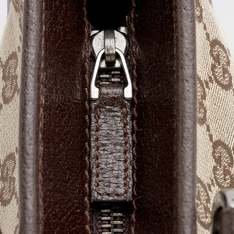 Gucci GG Canvas Ring Medium Zip Tote (SHF-22955)