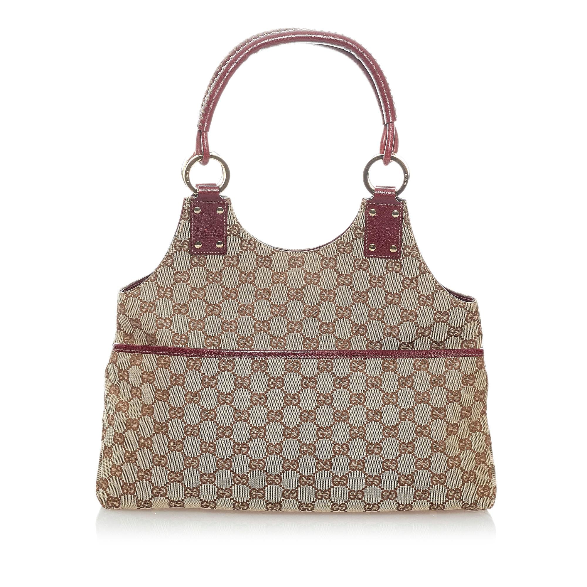 Gucci GG Canvas Shoulder Bag (SHG-32241)