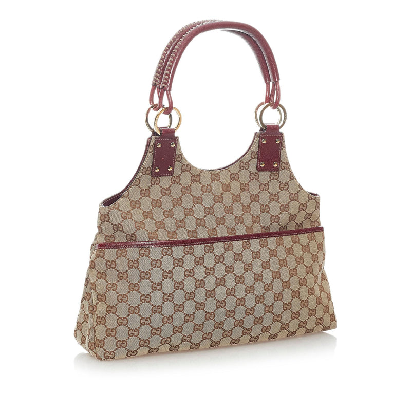 Gucci GG Canvas Shoulder Bag (SHG-32241)