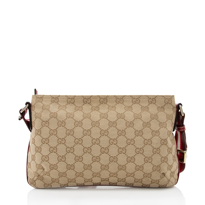 Gucci GG Canvas Small Messenger Bag (SHF-18327)