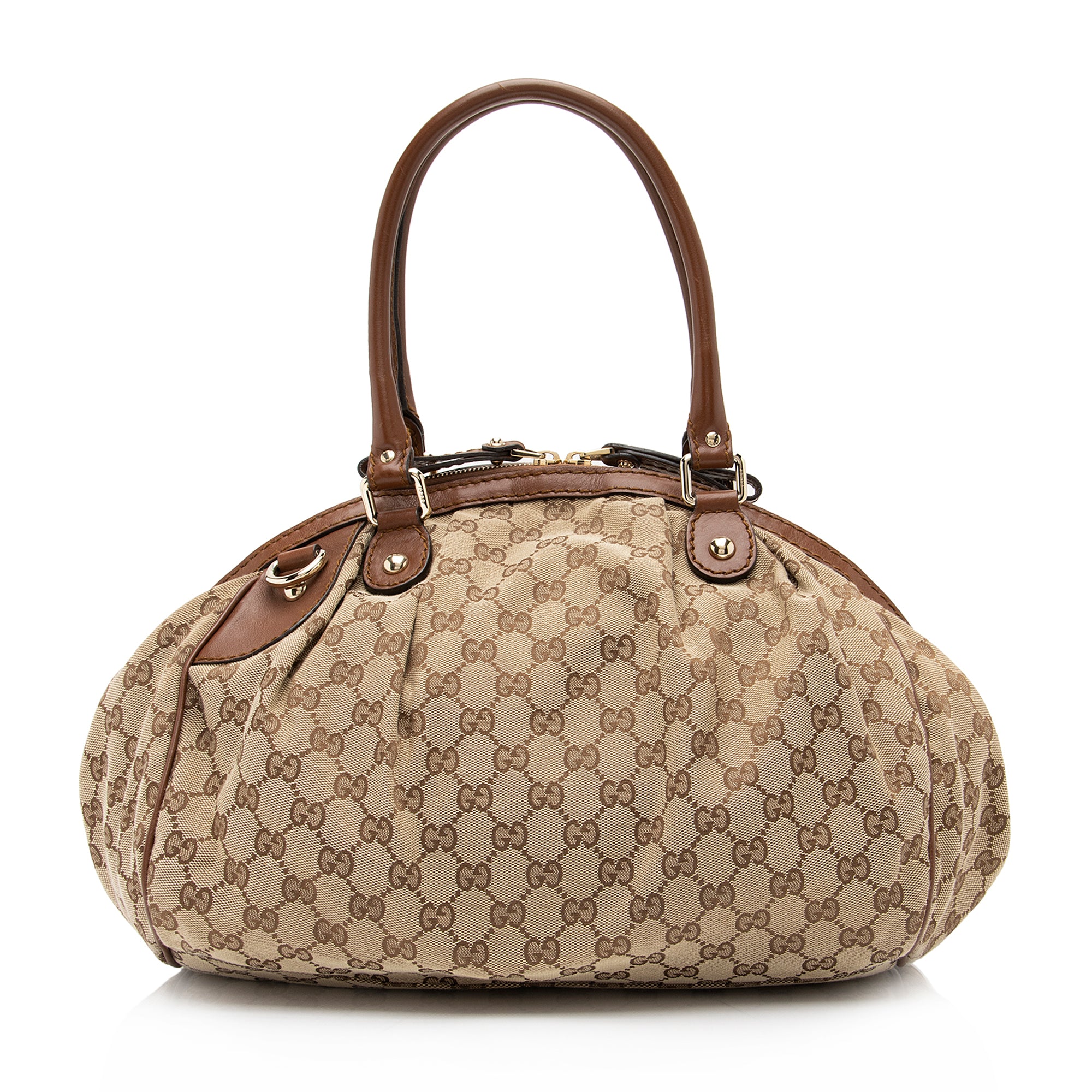 Gucci GG Canvas Sukey Satchel (SHF-LMfHFS)