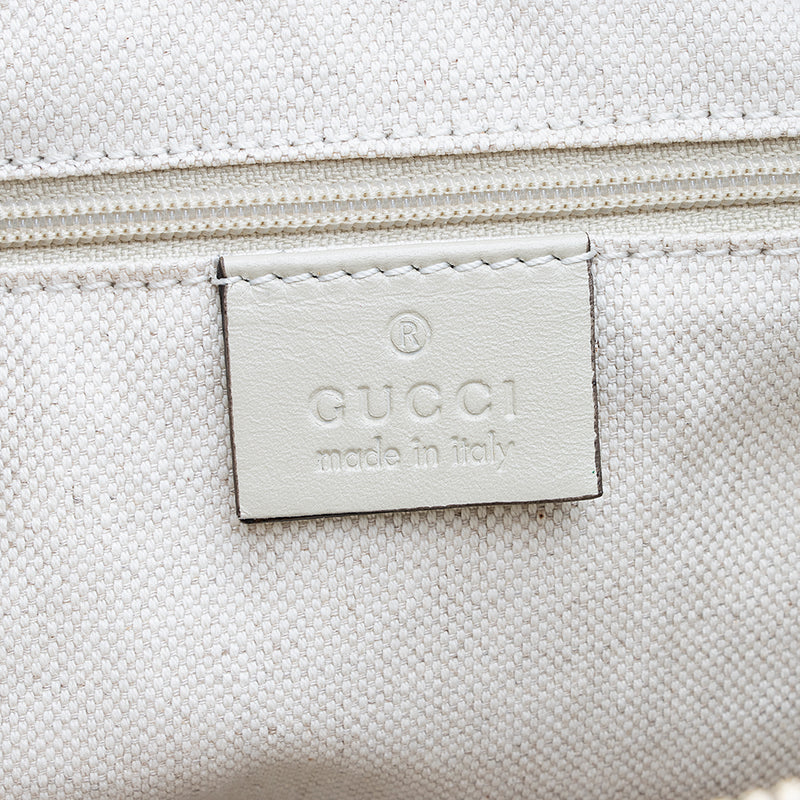 Gucci GG Canvas Sukey Top Handle Medium Satchel (SHF-18880)