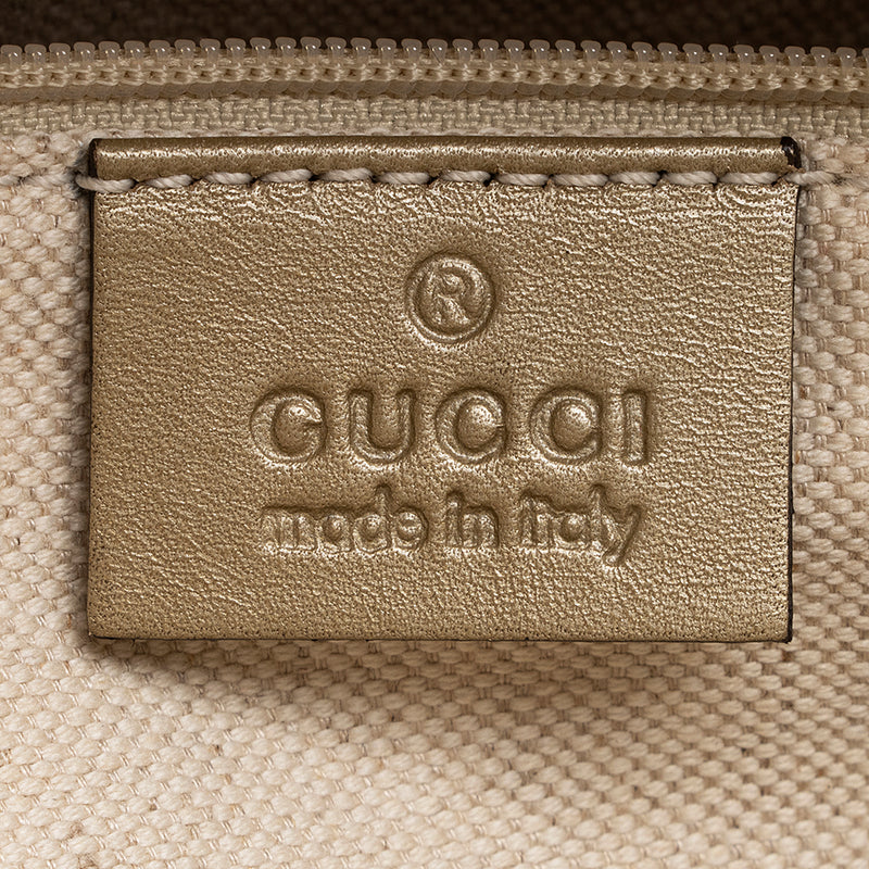 Gucci GG Canvas Sukey Top Handle Medium Satchel (SHF-20029)